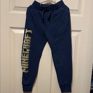 MAD Engine Blue Joggers with Bold Graphic